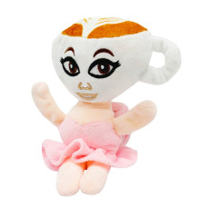 Дитяча м'яка іграшка-браслет "Балерина Капучино" IBR-H-5 музична