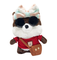 М'яка іграшка "Песик" K0201(Brown) одяг в асортименті, 30 см