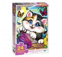 Пазл дитячий Веселе кошеня 88281, 24 великих елементи