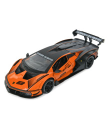 Детская инерционная машинка AP-2036(Orange) двери открываются, свет и звук, 1:24, 23 см