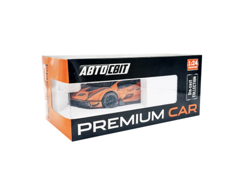 Детская инерционная машинка AP-2036(Orange) двери открываются, свет и звук, 1:24, 23 см