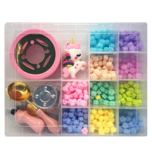 Набір для творчості "Сургучний штамп" C712-5-7, 10 кольорів