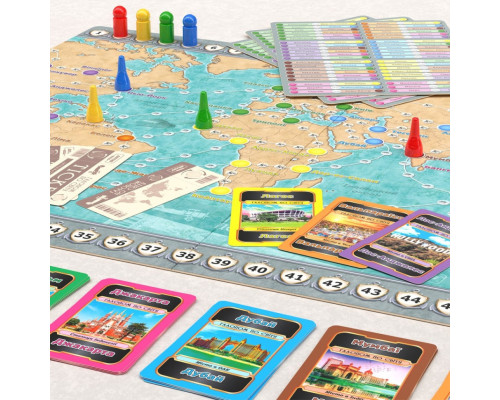 Настільна гра "Галопом по світу" 1069 укр. мовою