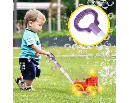 Машина-каталка "Потяг" з мильними бульбашками 134-71A(Red) світло та звук