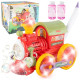 Машина-каталка "Потяг" з мильними бульбашками 134-71A(Red) світло та звук
