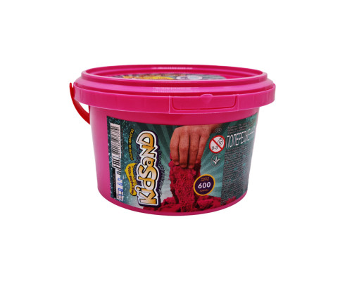 Креативна творчість "Кінетичний пісок "KidSand" KS-01-05, 600 гр Рожевий