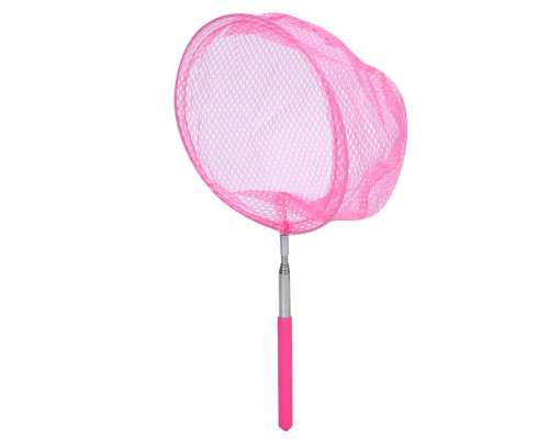 Сачок для бабочек MS 4387(Pink) телескопическая ручка 35см/83см, диаметр 19 см