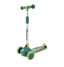 Дитячий самокат триколісний SC817(Green) з музикою та світлом