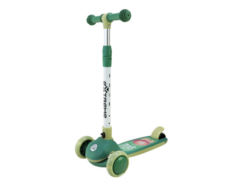 Дитячий самокат триколісний SC817(Green) з музикою та світлом
