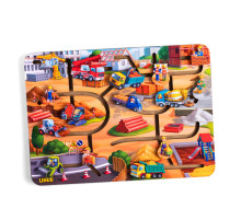 Развивающий лабиринт "Строительство"  (ПСД236) PSD236, 15 подвижных персонажей