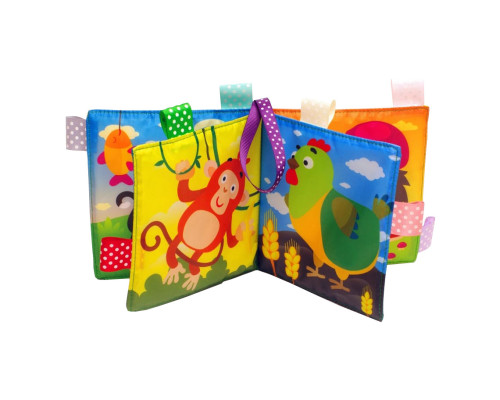 М'яка книжка-піщалка "Хто що їсть" Книжковий хмарочос 403792