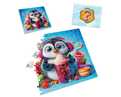Дитячі пазли з сюрпризом "Пінгвінчик" VT8030-06, 180 деталей