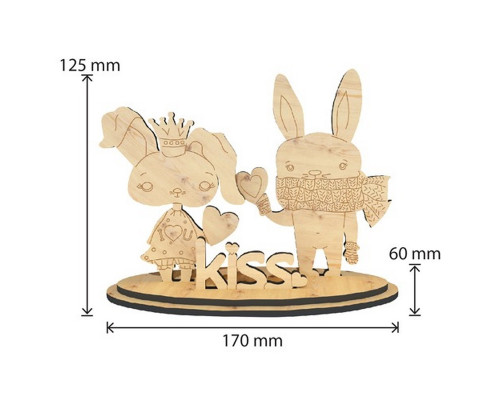 Детский набор для творчества "Можно поцеловать" FDCKW-045