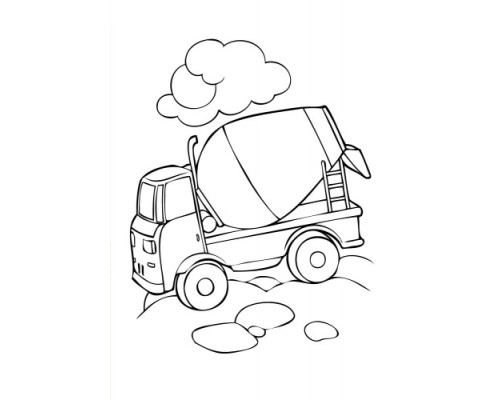 Дитяча розмальовка "Подивися і розфарбуй: Машинки" 628007