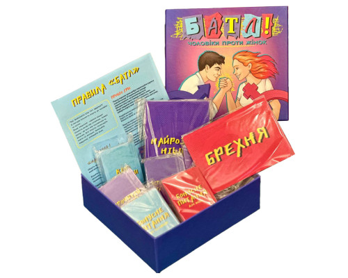 Настільна гра для компанії "Батл! Чоловіки проти жінок" 0096-VCHR Укр