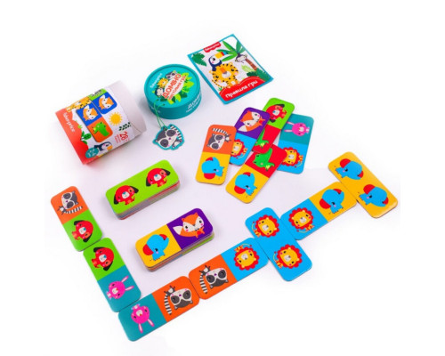 Настольная игра "Домино" VT2910-03 в тубусе 28 элементов