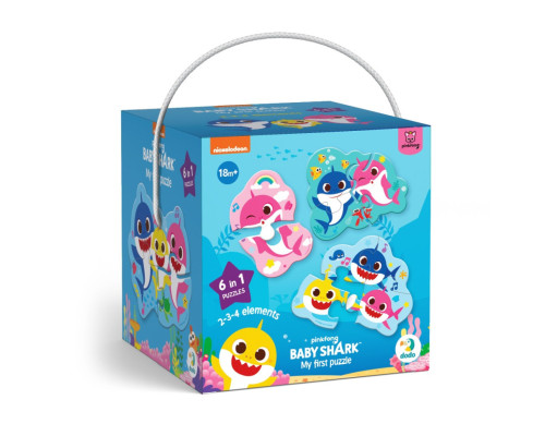 Дитячий пазл "Baby Shark" 200587 від 2 років, 18 елементів