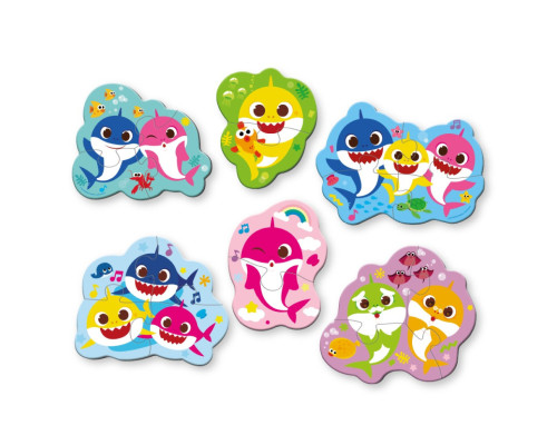 Дитячий пазл "Baby Shark" 200587 від 2 років, 18 елементів