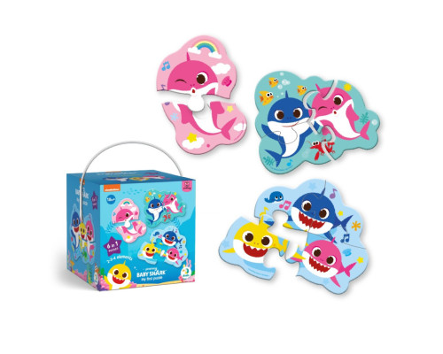 Дитячий пазл "Baby Shark" 200587 від 2 років, 18 елементів