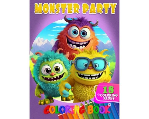 Розмальовка для дітей Monster Party А05122406 формат А4