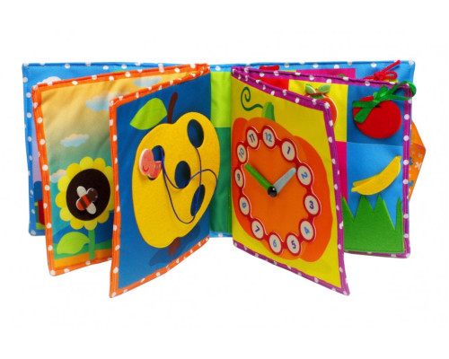 Текстильна розвиваюча книга для малят "Сонечко" 403686