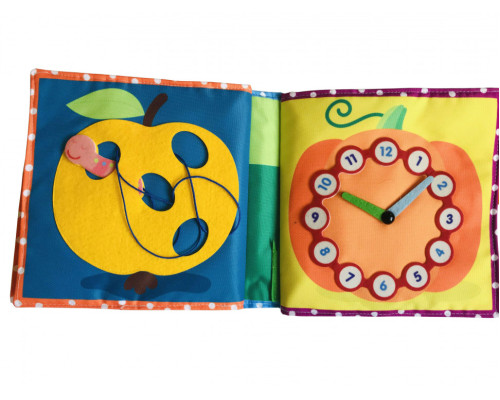 Текстильна розвиваюча книга для малят "Сонечко" 403686