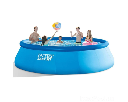 Басейн сімейний "Easy Set" INTEX 28158 сімейний, 457Х84 см, з картриджних фільтром (220-240V)