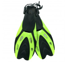 Ласти з відкритою п'ятою DLV Deep NE-66-39-43-Y розмір SM/MD 39-43 салатовий