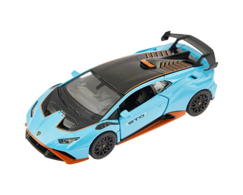Детская автомодель "Lamborghini Huracan STO" Rastar 64300 голубой, масштаб 1:32