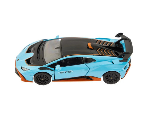 Детская автомодель "Lamborghini Huracan STO" Rastar 64300 голубой, масштаб 1:32