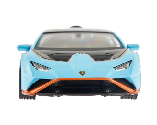 Детская автомодель "Lamborghini Huracan STO" Rastar 64300 голубой, масштаб 1:32