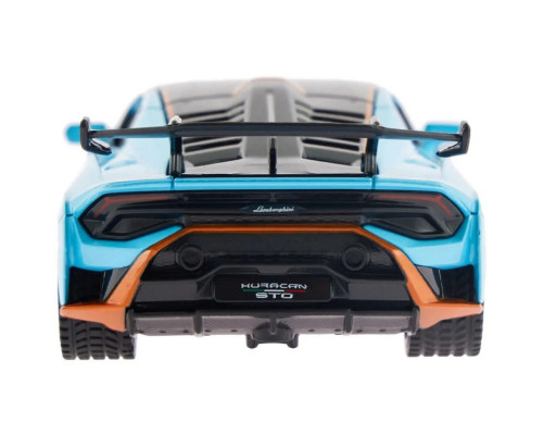 Детская автомодель "Lamborghini Huracan STO" Rastar 64300 голубой, масштаб 1:32