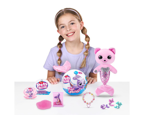 Інтерактивний ігровий набір серії "Furmaids" Кошеня Пурл Pets & Robo Alive 9555A