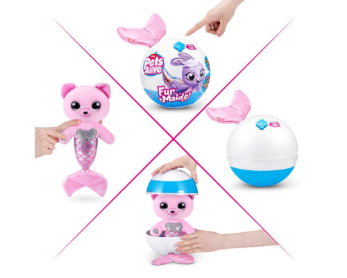 Інтерактивний ігровий набір серії "Furmaids" Кошеня Пурл Pets & Robo Alive 9555A