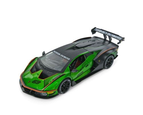 Детская инерционная машинка AP-2036(Green) двери открываются, свет и звук, 1:24, 23 см