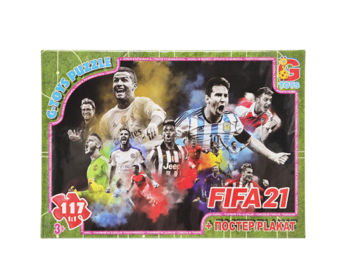 Дитячий пазл "FiFa" FI01 картон, постер, 117 елементів