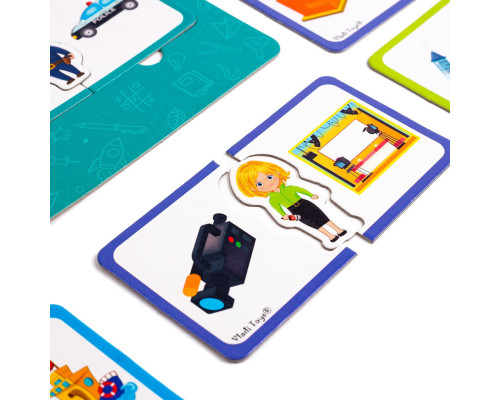 Настольная игра на ассоциации "В мире профессий" Vladi Toys VT1804-44 (укр)