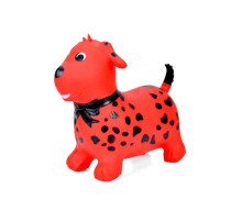 Дитяча іграшка-стрибун "Цуценя" MS 4160(Red) гума, до 20 кг