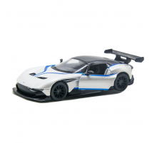 Колекційна іграшкова машинка Aston Martin Vulcan KT5407FW інерційна  Білий