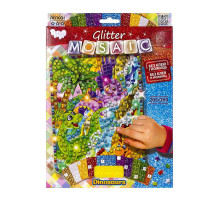 Креативное творчество "Glitter Mosaic Динозавры" БМ-03-09 блестящая мозаика