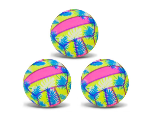 Дитячий яскравий Гумовий м'яч RB26527-3 різнокольоровий, 26 грам, 7 см