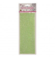 Наклейки декоративні XY-004(Green) на планшеті 504 шт