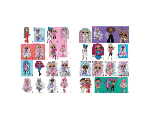 Детская книга-раскраска "Fashion Show LaRose" LCB2 со стикерами