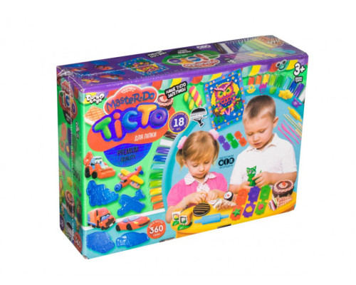 Набір для творчості "Тісто для ліплення" Master Do 7782, 18 кольорів