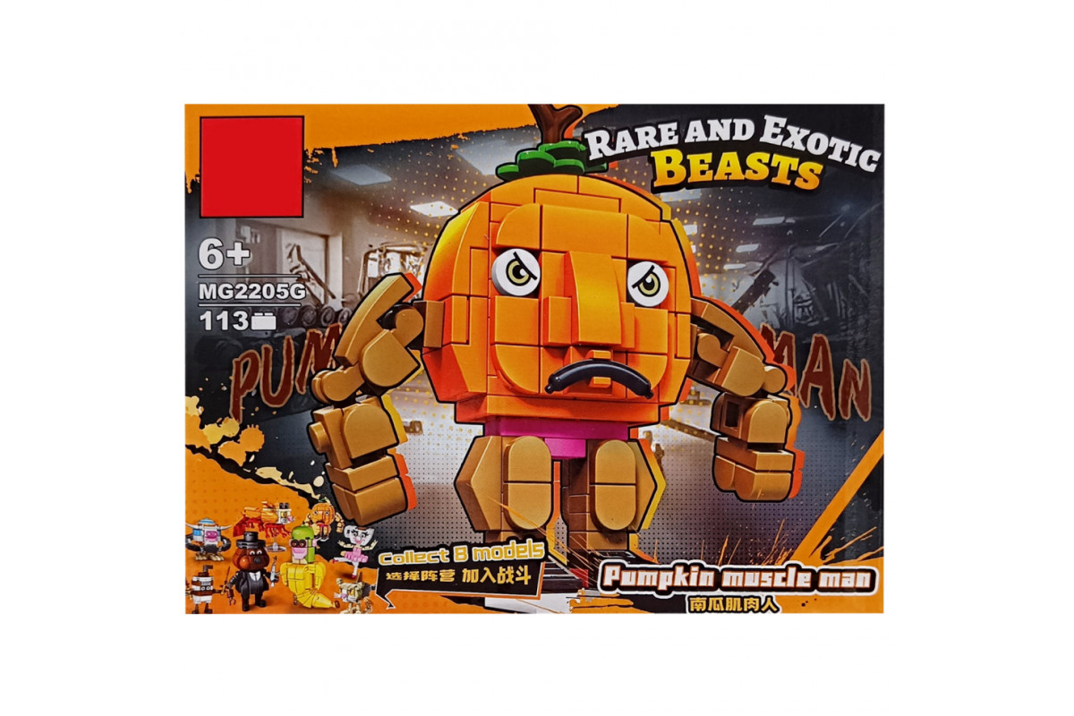 Дитячий конструктор "Pumpkin muscle man" MG2205G 113 деталей