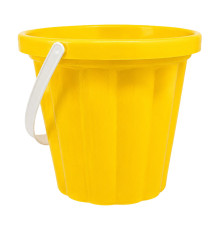 Іграшкове відро велике №1 011BMS(Yellow) розмір відра 20х20х17 см