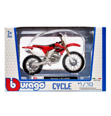 Дитяча модель Мотоцикла "Honda CRF450R" Bburago 18-51030-10 масштаб 1:18