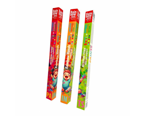 Дитячий набір для творчості "Веселкові ручки" 5028-AC Пальчикові фарби