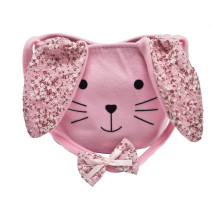 Детская сумочка "Зайчик" SK090D ушки, длинная ручка, 1 отделение-липучка