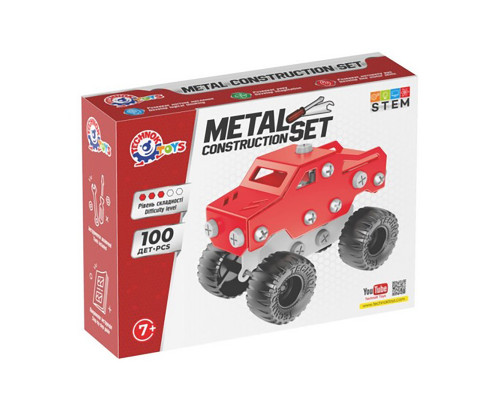 Дитячий металевий конструктор 1317TXK 100 деталей